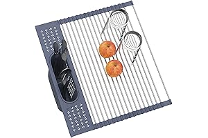LEMIKKLE Roll Up Dish Drying Rack 17.5" x 15.2" Sink Dish Drying Rack