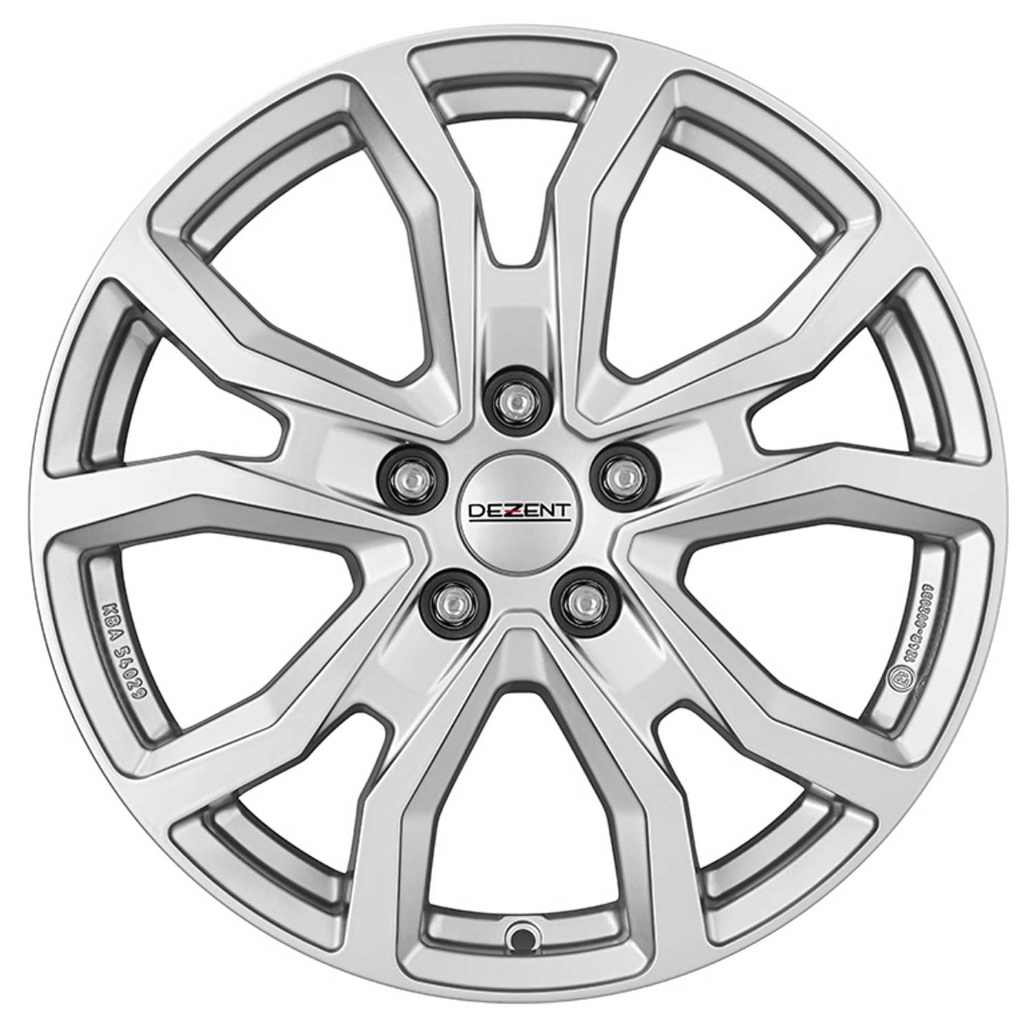 4x Dezent Felgen TV silver 6.5Jx17 ET60 5x120 kompatibel mit Volkswagen T7