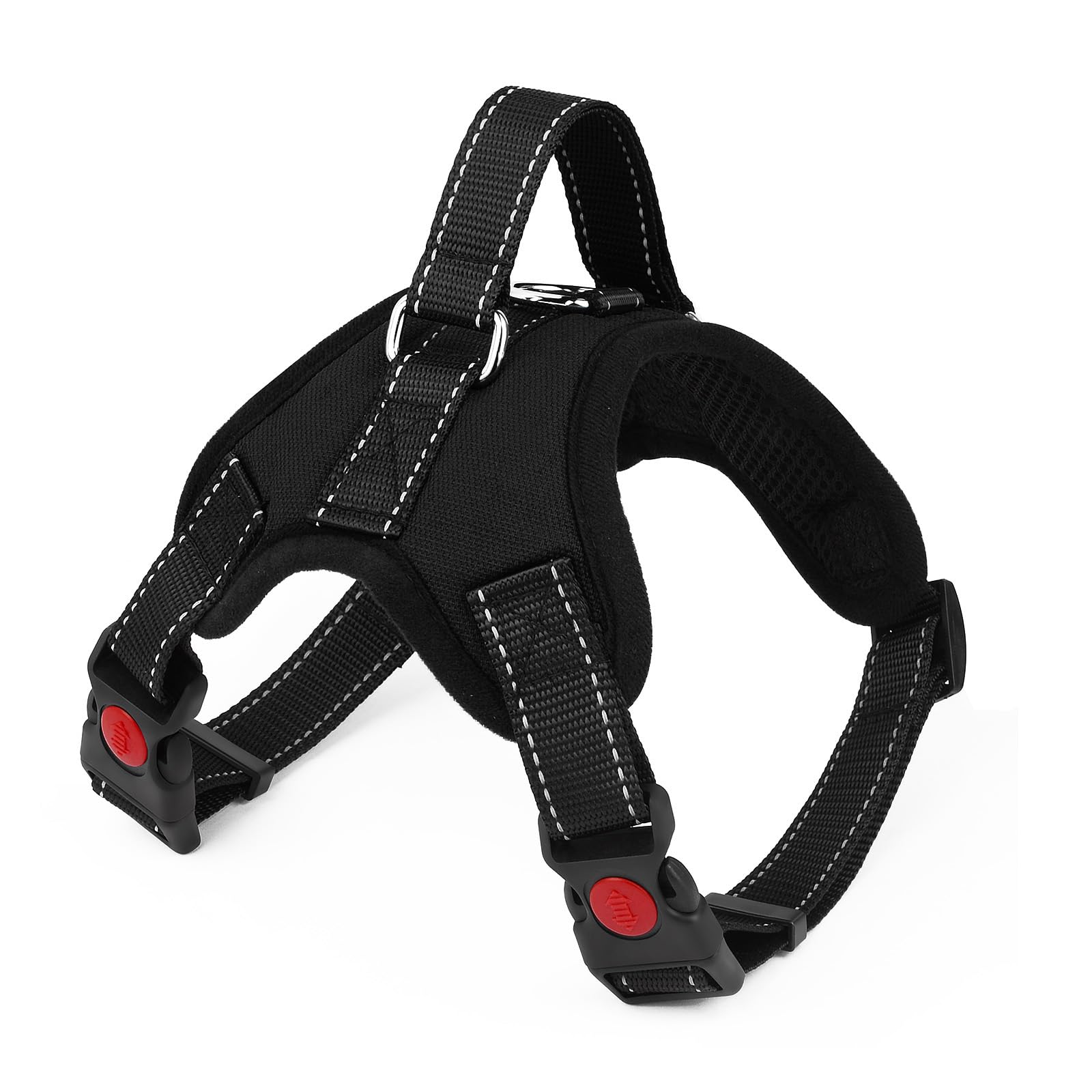 Harnais Pour Chien Avec Poignée - Gilet Réfléchissant Réglable - Pour Chiens Moyens Et Grands