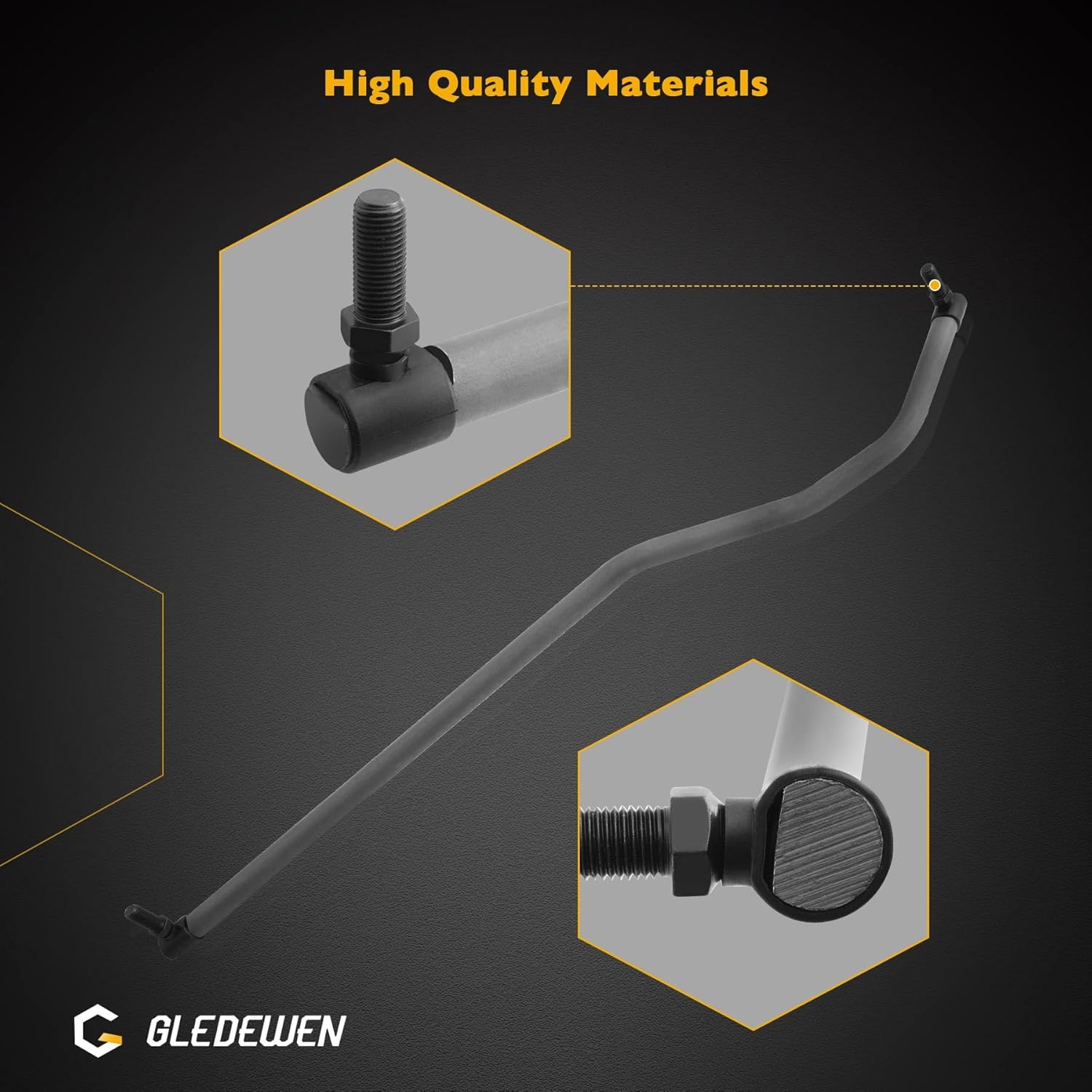 Gledewen Steering Drag Link Compatible with Poulan Craftsman Roper Weed Eater Husqvarna GTH250 GTH2548 GTH2550，Replace# 532137155 175572