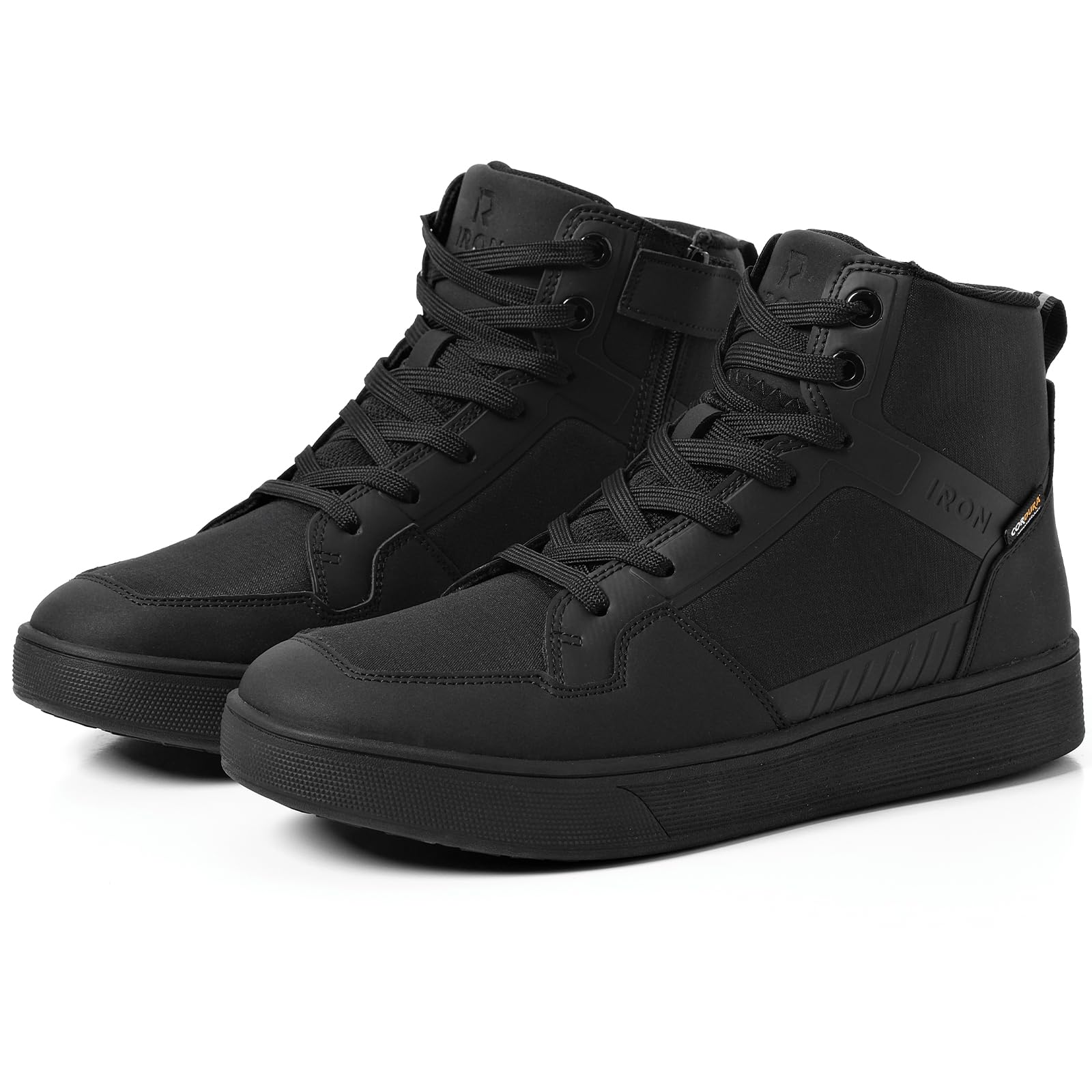 RIDEIRON Motorcycle Shoes for Men, Anti-Slip Reinforced Sole, Breathable Casual Motorcycle Riding Boots with Ankle Support, Shift Pad 11