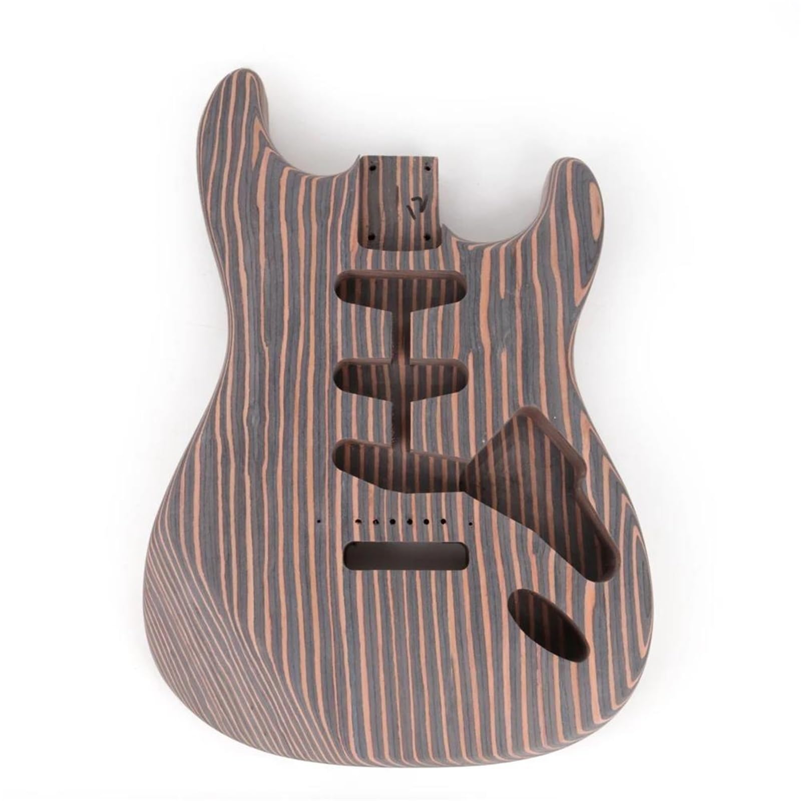 Unfinished Guitar Body Diy 6 Strings Electric Guitar Kits Zebrawood Body And Neck With All Hardware