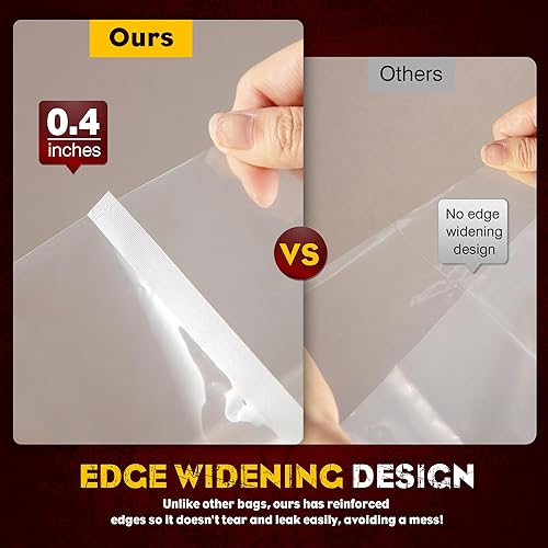 Miniatura 4 de Bolsas de salmuera para pavo, paquete de 3, 26 x 22 pulgadas, bolsa de salmuera extra grande con capacidad para hasta 35 libras, bolsa de salmuera