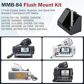 Amazon.com: MMB-84 Flush Mount Kit, VHF Radio Flush Mount Bracket Amazon.com: MMB-84 Flush Mount Kit, VHF Radio Flush Mount Bracket