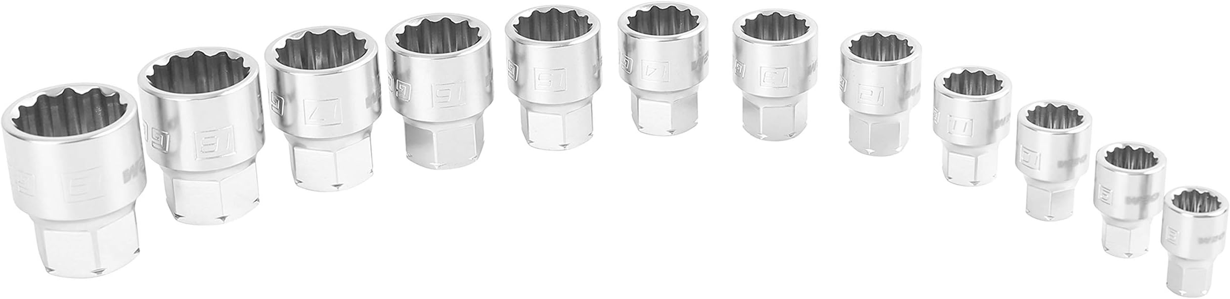 12PC GO THROUGH SOCKET SET