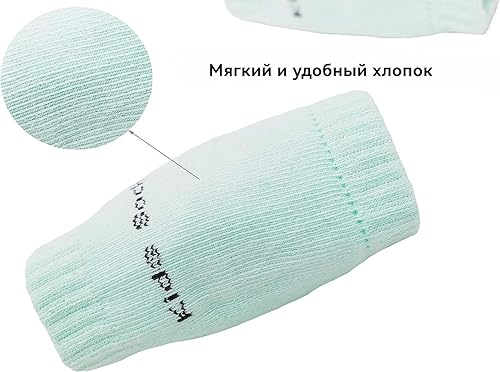 Miniatura 8 de Rodillera de bebé para gatear, rodilleras para bebés, calentadores elásticos de piernas, protector de piernas antideslizante para niños pequeños (5