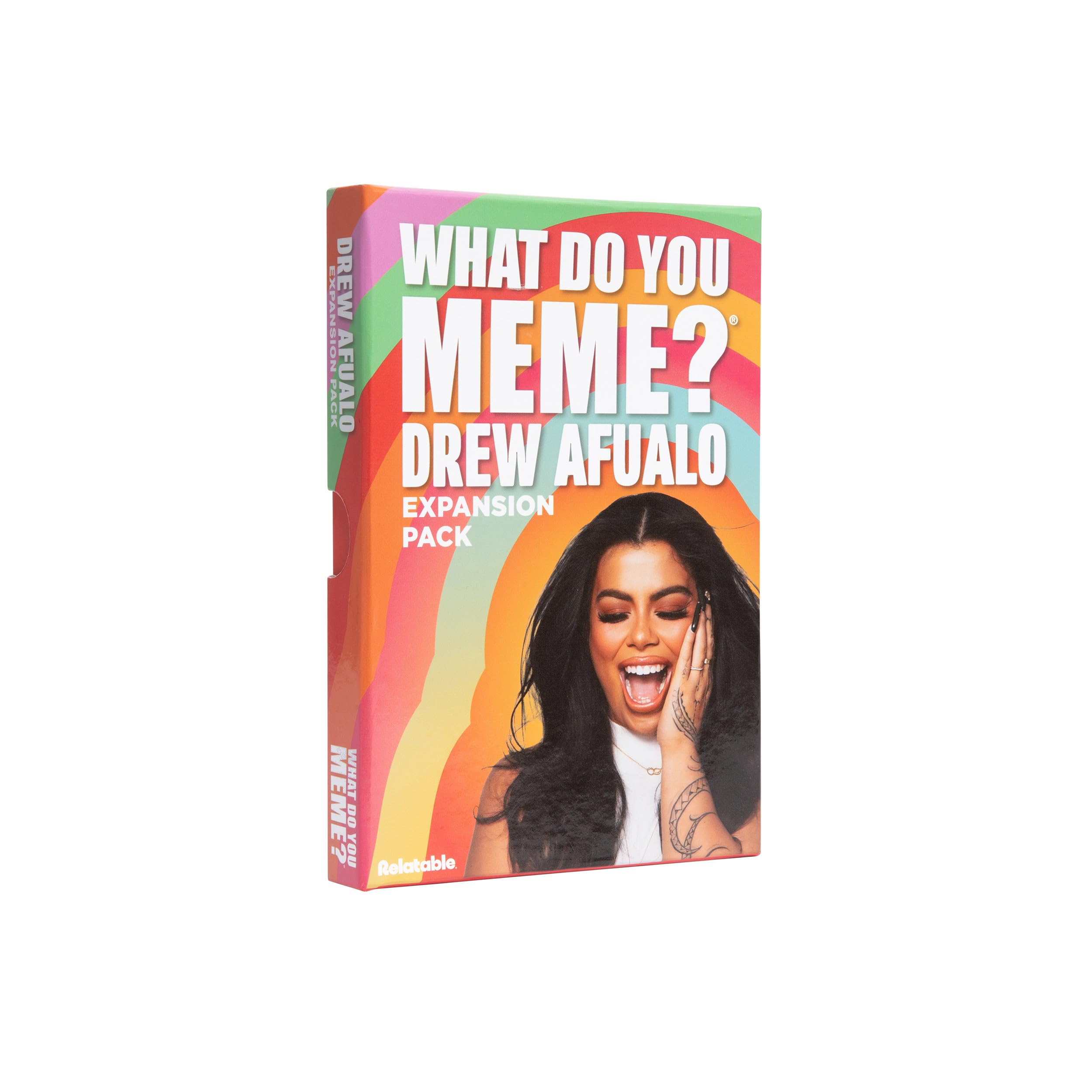 What Do You Meme? Drew Afualo Expansion Pack by Relatable – Card Games for Adults, Featuring All New Meme Game Content. Includes 15 Image Cards and 10 Caption Cards
