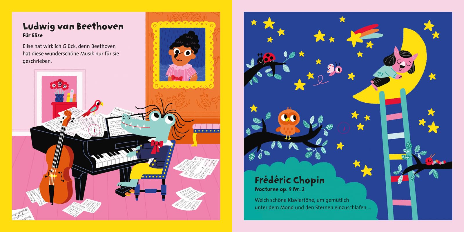 Hörst du Mozart, Bach und Beethoven? (Soundbuch): mit 12 Melodien der größten Komponisten │ besonderes Pappbilderbuch ab 1 Jahr (perfekt zur musikalischen Früherziehung)