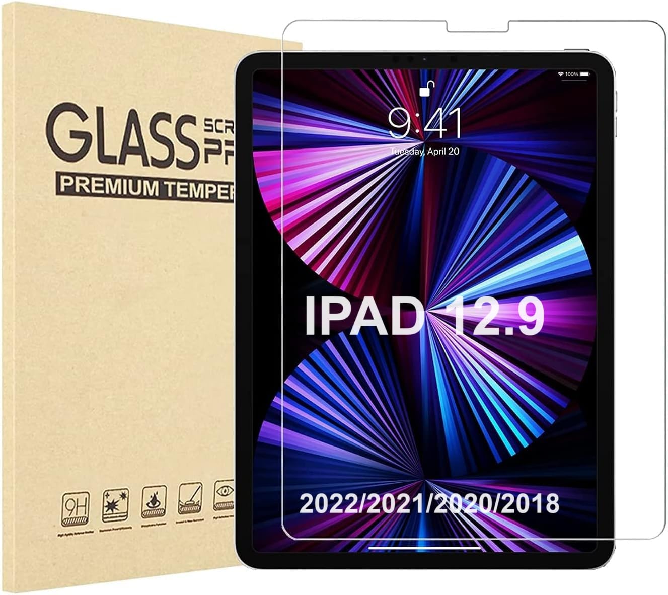 See full amazon price history chart for TECHSHIELD® Screen Protector for iPad Pro 12.9-Inch 2022/2021/2020/2018 (6th/5th/4th/3rd) Model, without Home Button, Tempered Glass Works with Face ID TECHSHIELD® Screen Protector for iPad Pro 12.9-Inch 2022/2021/2020/2018 (6th/5th/4th/3rd) Model, without Home Button, Tempered Glass Works with Face ID (B0DCK42Y3B) Amazon Price History, Amazon Price Tracker