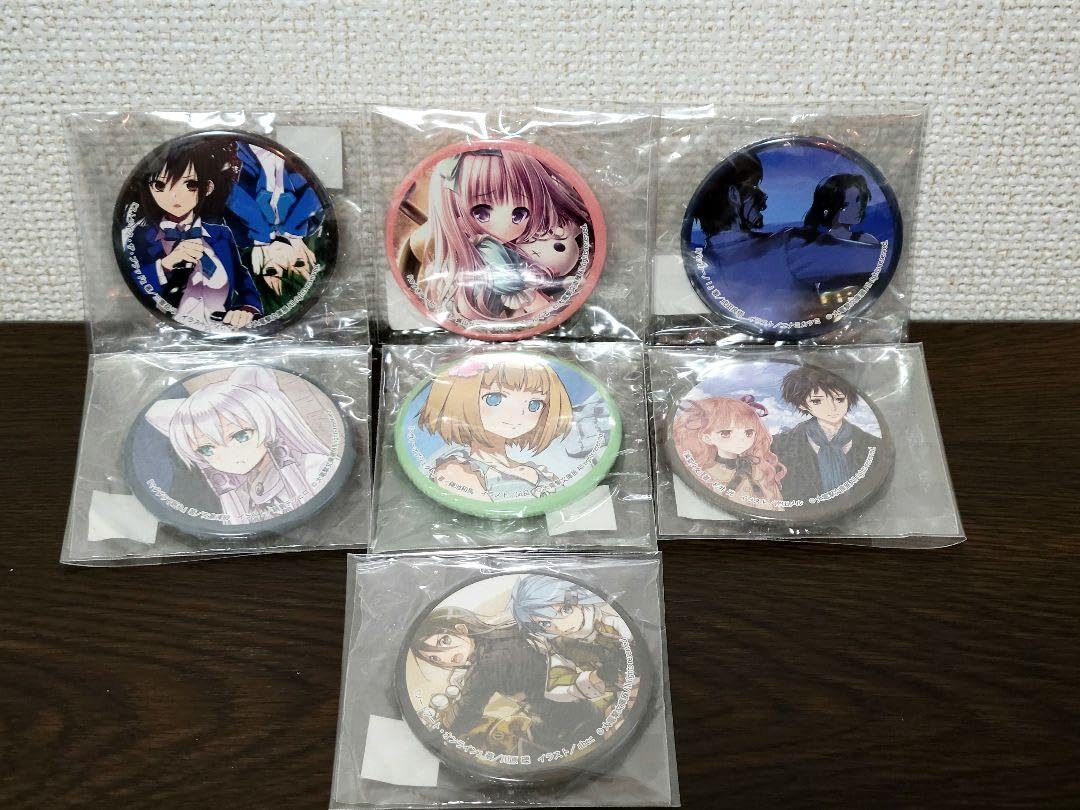 Amazon.co.jp: 大電撃文庫展 缶バッヂコレクション 7種セット 缶