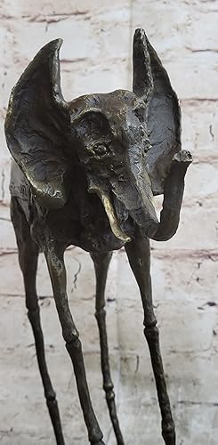 Miniatura 7 de Kunst  Ambiente Surreal - Figura moderna de bronce - Estatua de elefante espacial - Firmado Salvador Dalí