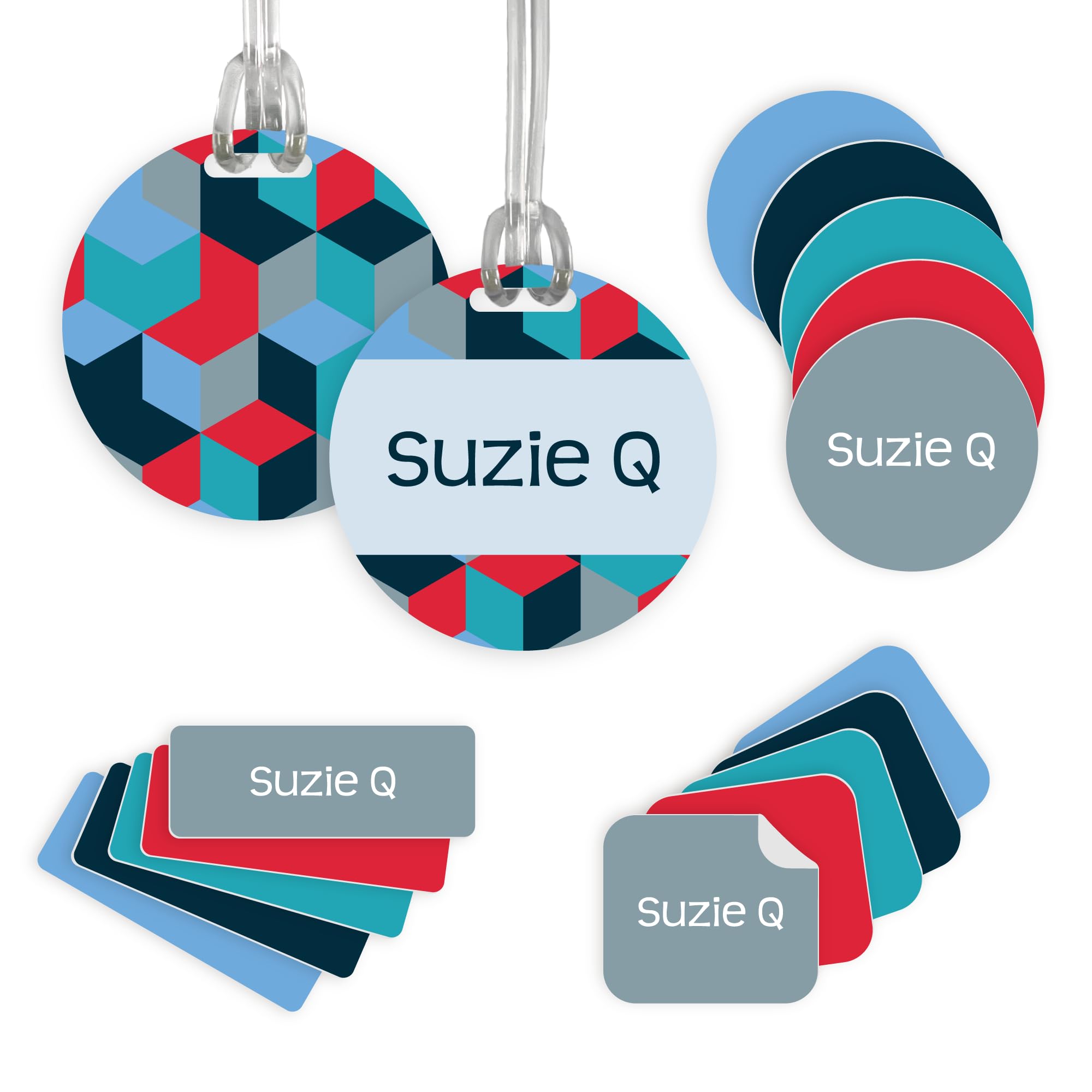 InchBug Personalized Name Label Combo Pack – Waterproof Daycare Labels for Bottles, Clothing, Towels, Lunch Boxes & School Supplies – Dishwasher Safe,