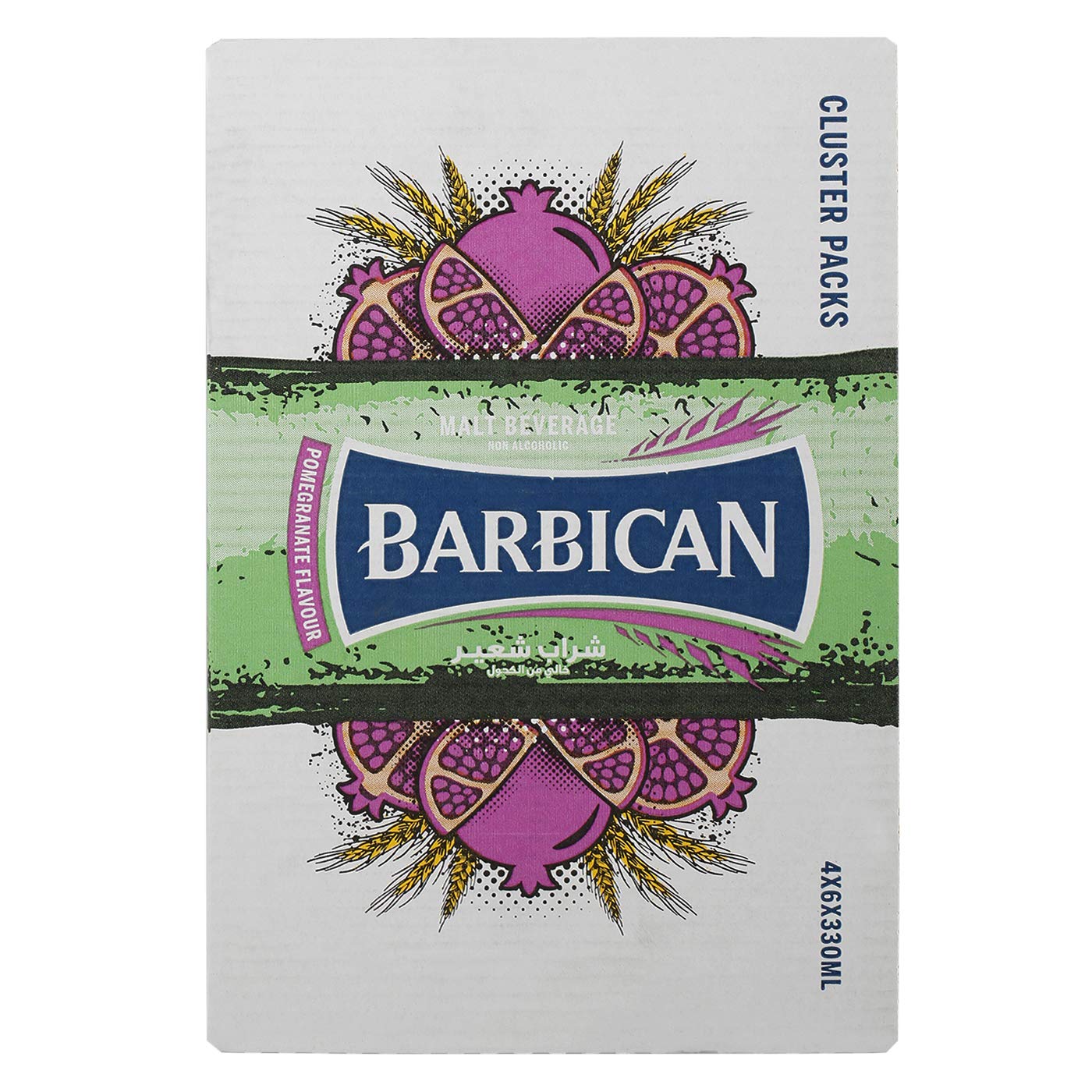 Buy Barbican Pomegranate Flavour Non Alcoholic Malt Drink in Glass