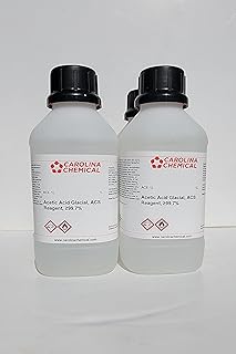 Glacial Acetic Acid, ACS Reagent, â‰¥99.7% 1 Liter x 4 Bottles
