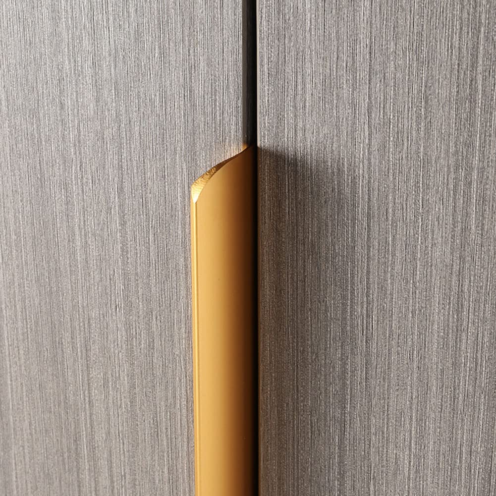 2 Stück Schrankgriffe Versteckte,Schubladenknöpfe Profilgriff Aluminium,Küchengriffe Profilgriff Aluminium,Gebürsteter Türgriff Möbelgriffe für Kleiderschrank Küche Schlafzimmer (800mm)