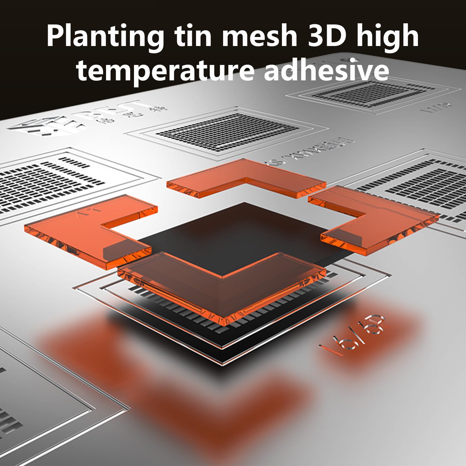 RSHuiOUXX 3D Adhesive Sheets High Temperature Resistant Fix Stickers Quick Fixture Tape Quick Maintenance