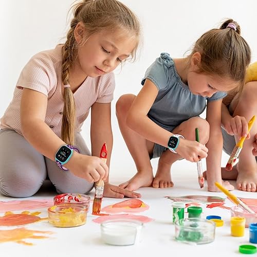 Miniatura 5 de Paquete de 2 correas deportivas de silicona compatibles con Gizmo Watch 321, Gabb Watch 321, correa de reloj SyncUP para niños, correa de reloj