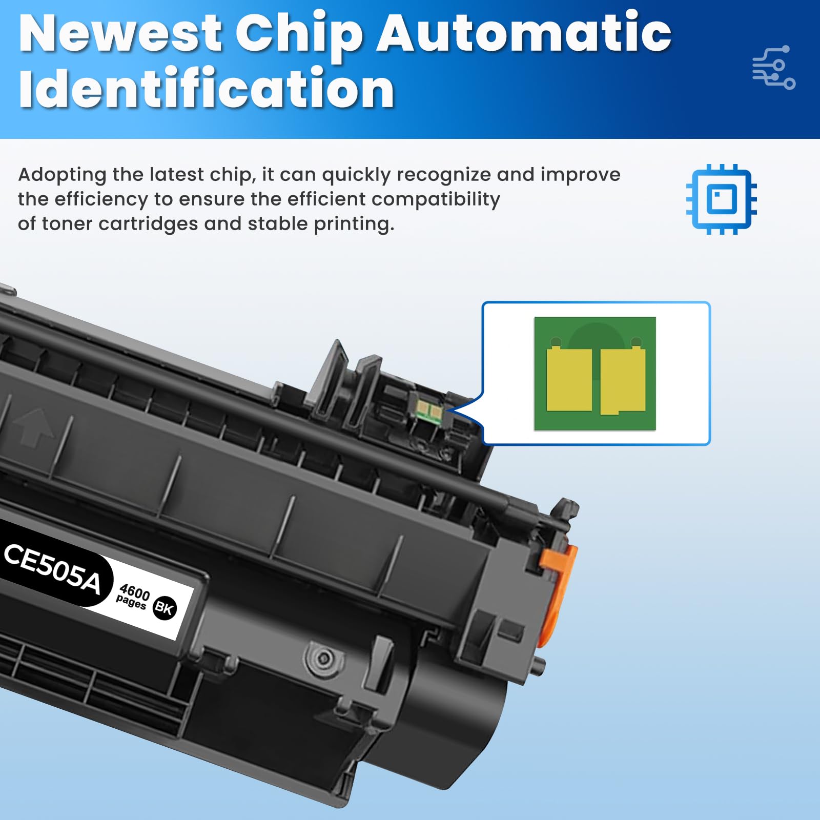 CE505A 05A Toner Cartridges Black (2-Pack) Laser Jet P2035 P2050 P2056 Compatible with HP 05A 05X Toner Cartridges for Laser Jet Enterprise P2035n P2055d P2055dn P2055x