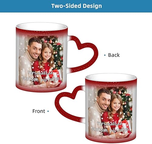 Miniatura 8 de Taza de café mágica personalizada 11 oz personalizada con foto foto sensible al calor taza de café tazas que cambian de color tazas mágicas