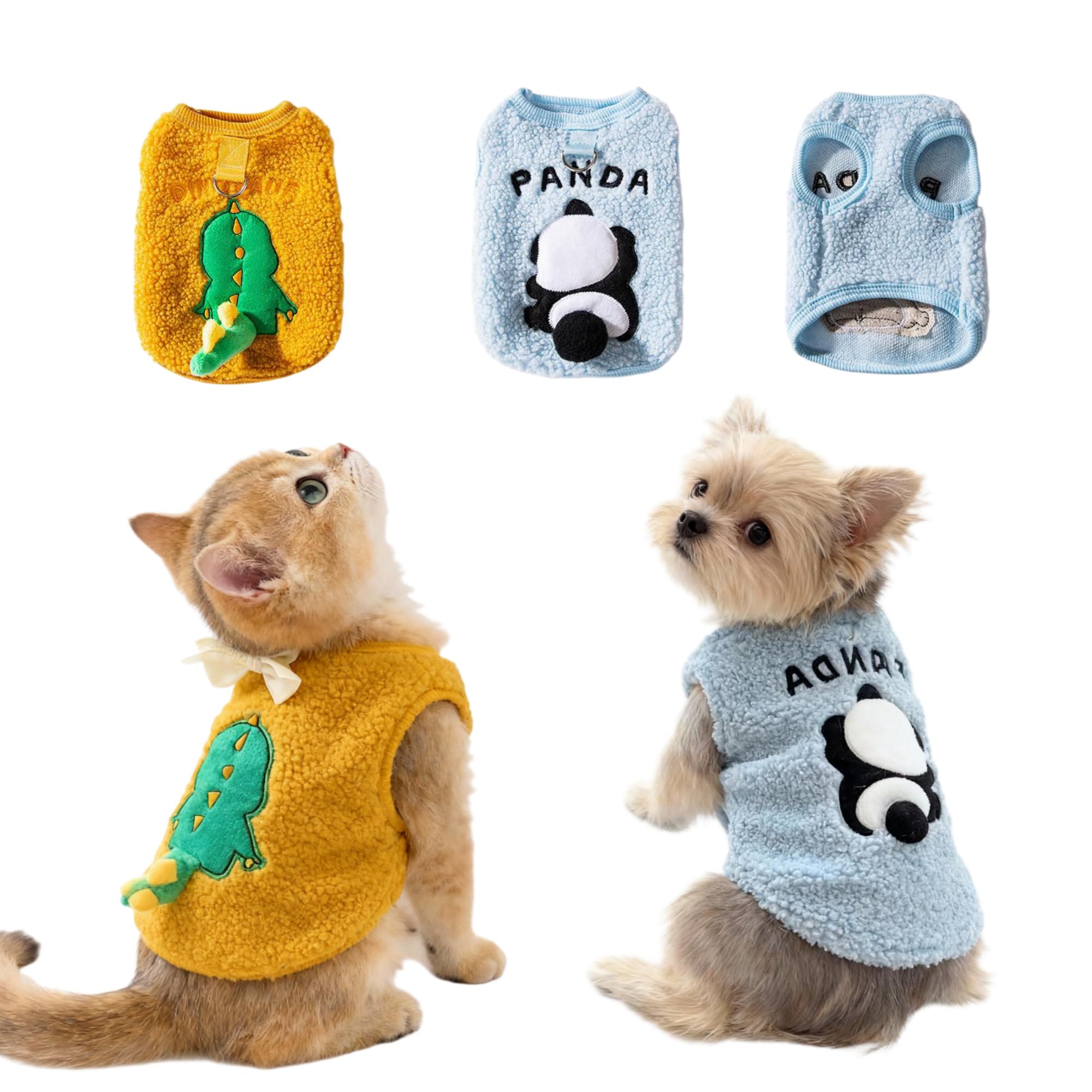 Ropa de invierno para mascotas pequeñas idónea para paseos urbanos mañaneros en días fríos