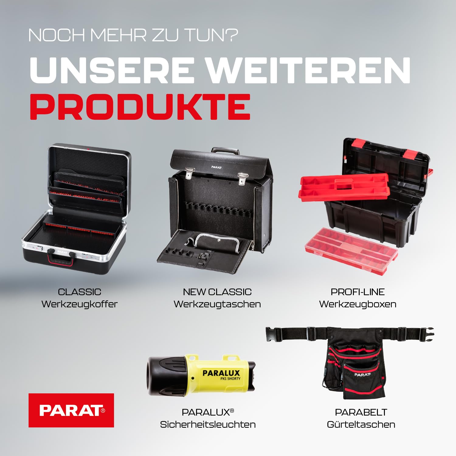 PARAT TOP-LINE Plus Organize CP-7 Schubladentasche | Werkzeugtasche leer mit Schubladen für Kleinteile & Werkzeuge | Robuste Werkzeugtasche mit CP-7 Haltern | Leer & Modular Organisierbar