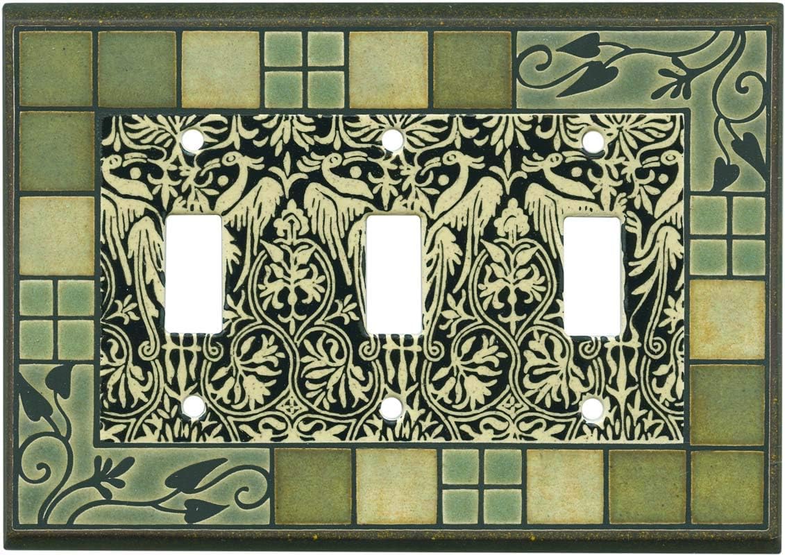 Arts and Crafts Ceramic - Outlet Covers