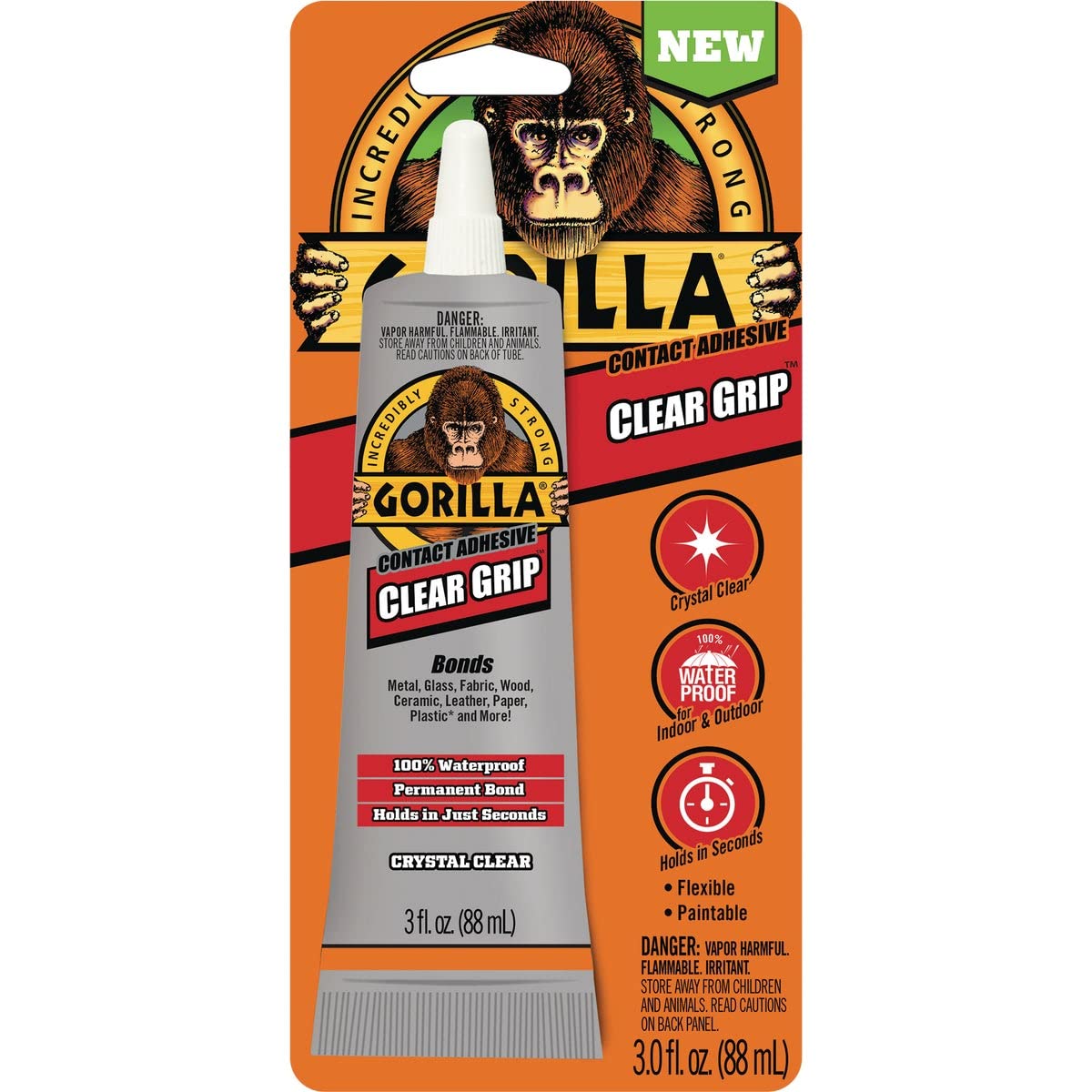 Gorilla Clr Grip Adh 3oz