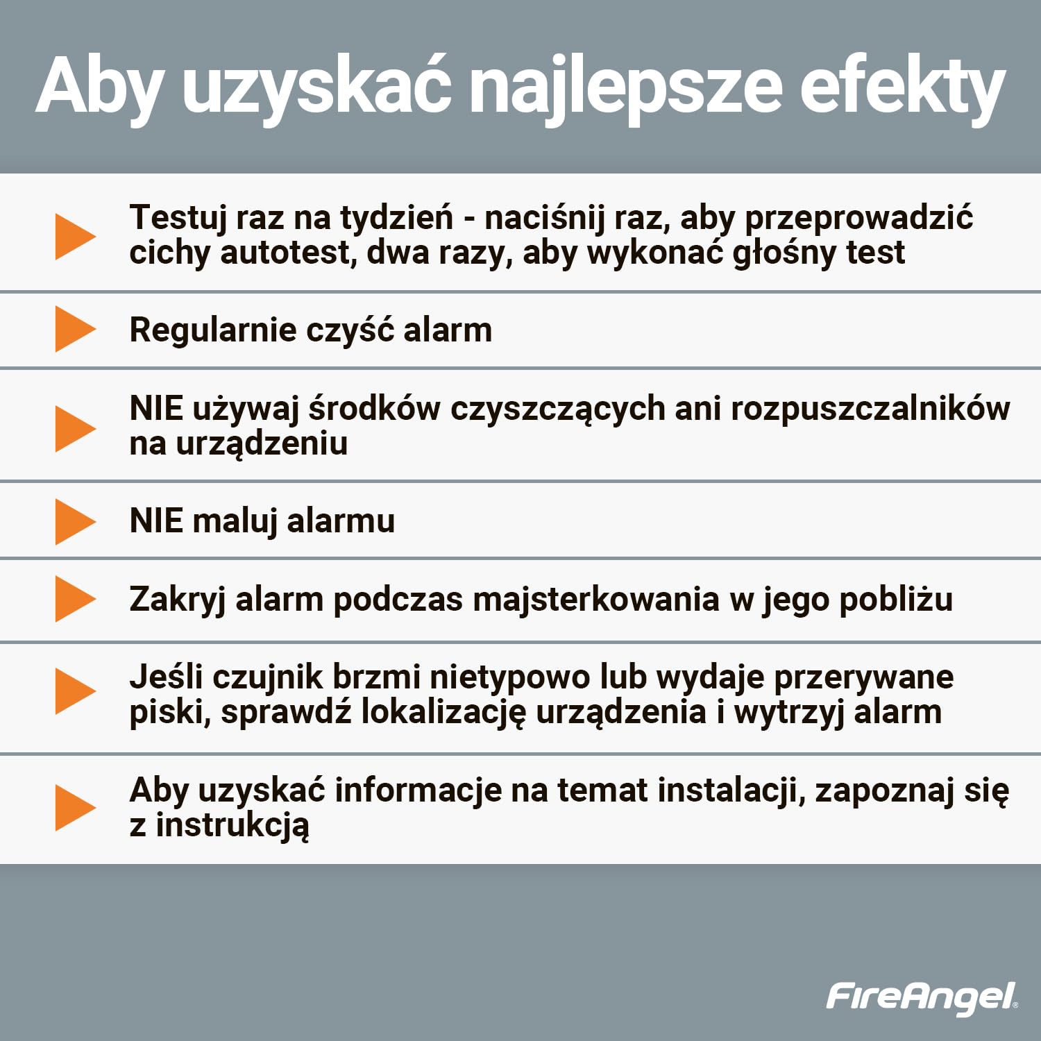 Fire Angel FA3820 czujnik czadu do domu i na wakacje – czujnik tlenku węgla z wbudowaną baterią na 10 lat – podróżny detektor tlenku węgla – biały