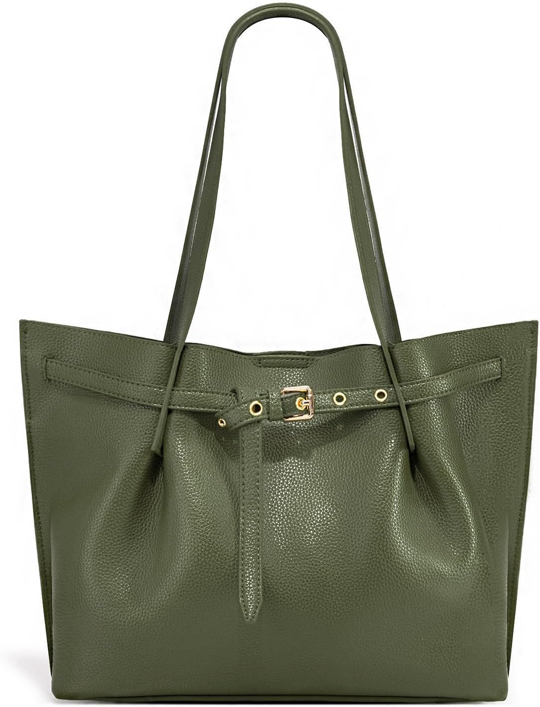 Montana West Tote Bag for Women Designer Purses and Handbags with Belted Detailing