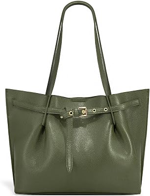 Montana West Tote Bag for Women Designer Purses and Handbags with Belted Detailing