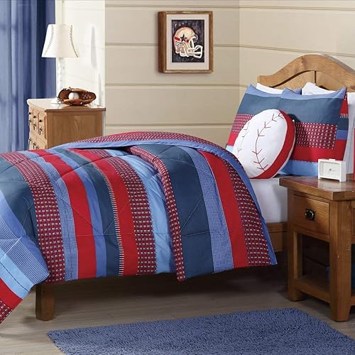 Red Blue Comforter Amazon Com