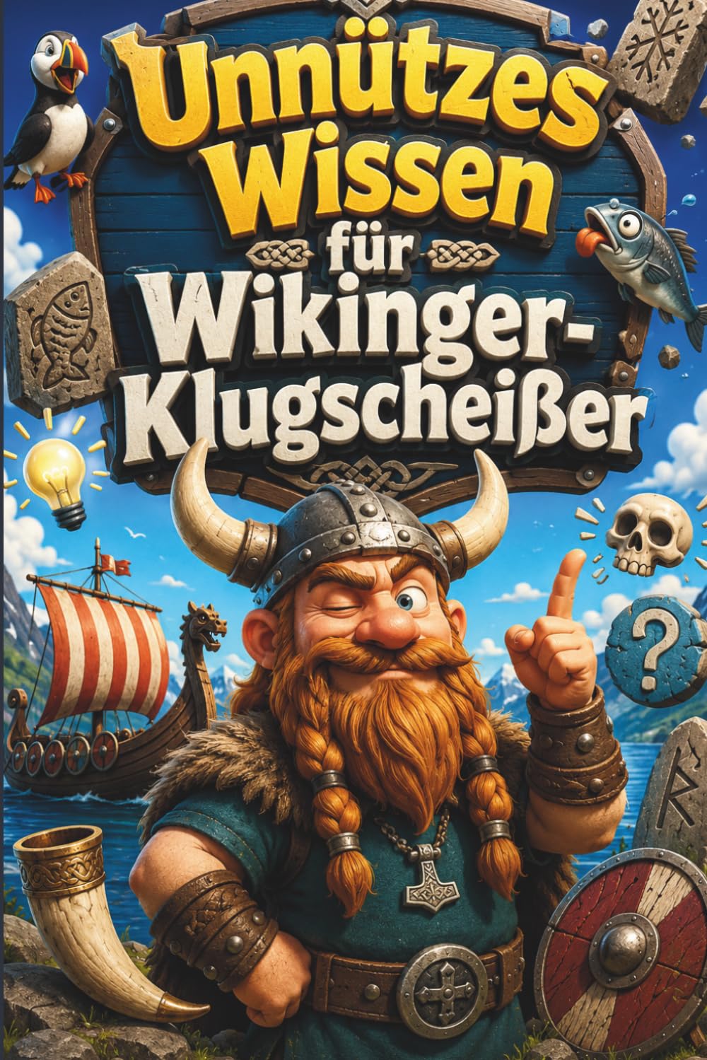 Unnützes Wissen für Wikinger-Klugscheißer: Kuriose & witzige Fakten als Geschenk für Wikinger