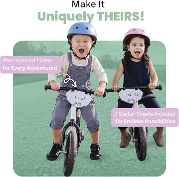 Zoomies Folding 12 Toddler Balance Bike for 2 to 5 Year Olds Foldable Easy to Take On The Go w/Carrying Strap
