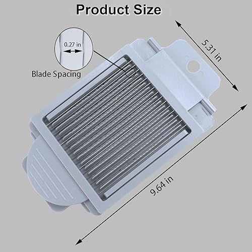 Miniatura 3 de Cortador de tomate, cortador de tomate de acero inoxidable, herramienta dedicada para rebanar tomate portátil y fácil trabajo para ensalada de