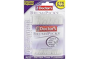 The Doctor's Brush Picks Interdental Toothpicks for Unbeatable Teeth Cleaning