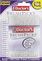 The Doctor's BrushPicks Interdental Brushes & Dental Picks for Braces, 275 Count - Gently Clean Teeth & Gums
