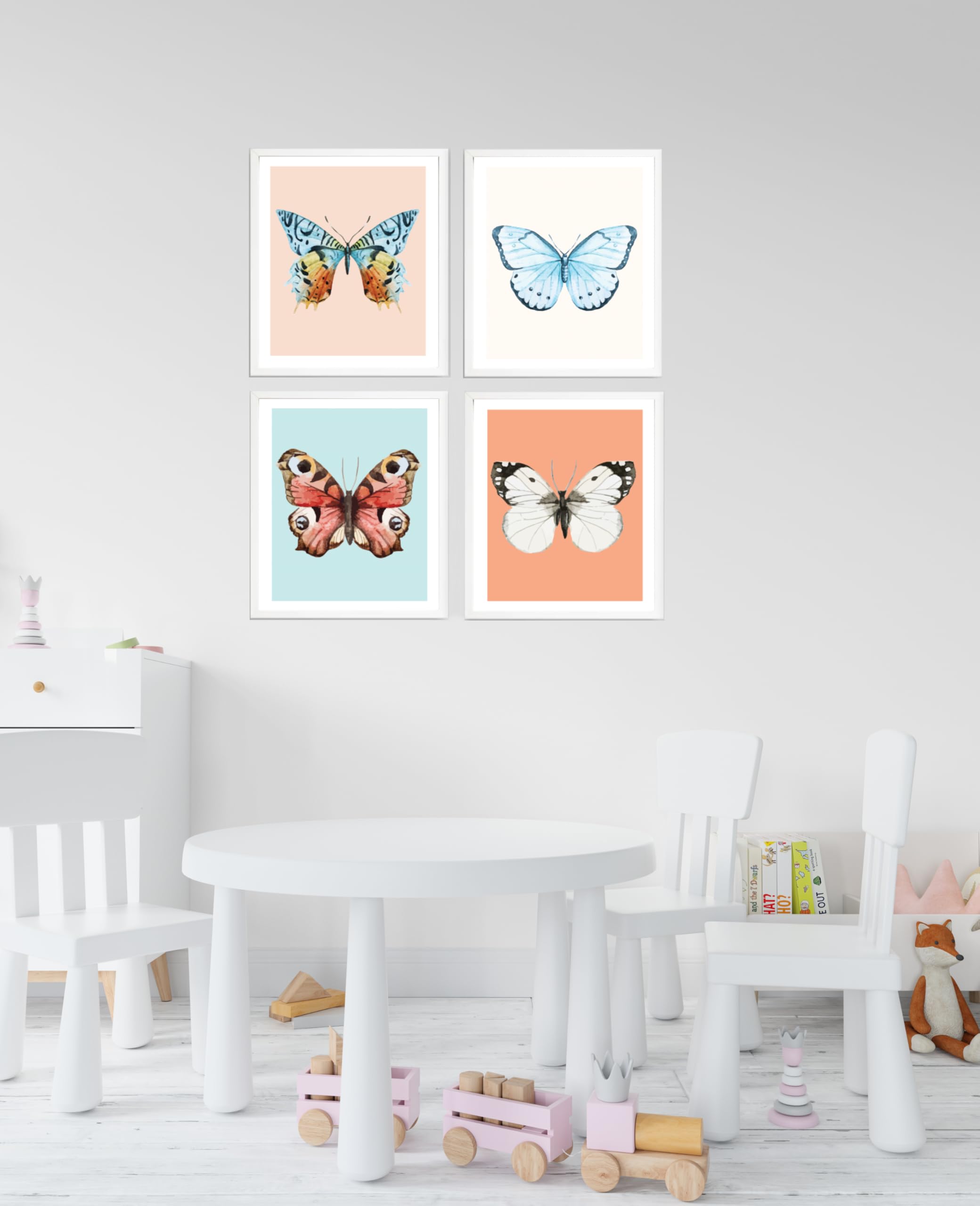 Amazon.co.jp: バタフライ壁アート装飾コレクション、セットの4つの11