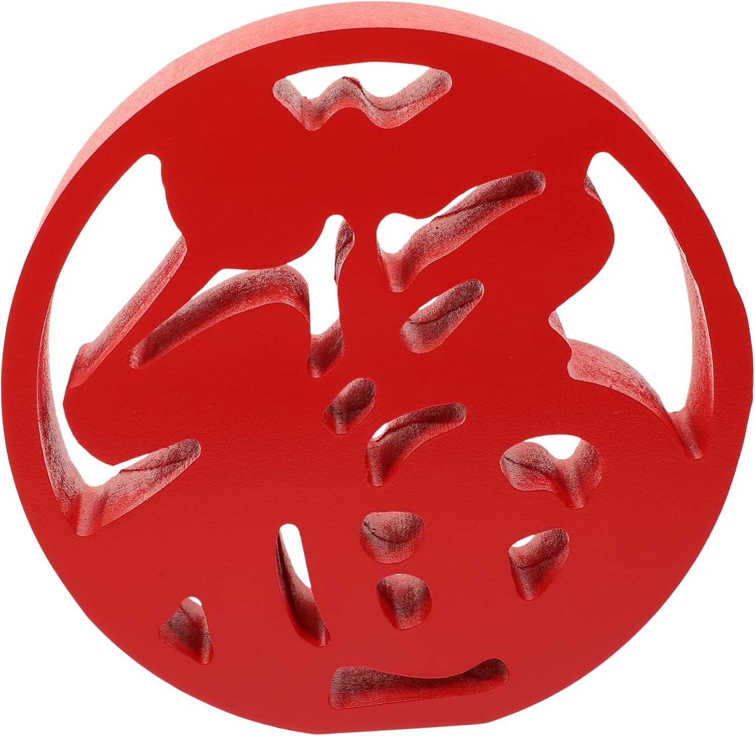 Chinese Style Fu Character Wooden Ornament Fu Character Table Decor for Weddings Home Bedroom Decoration Traditional Chinese Wedding Decoration