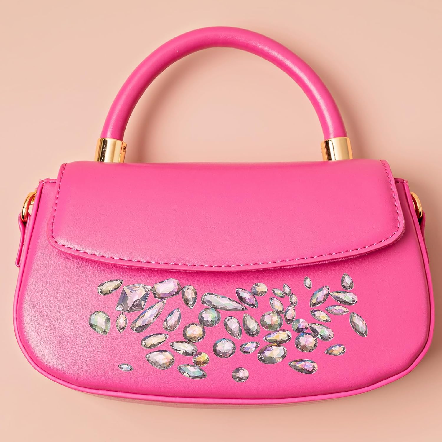 Sew on Rhinestones Flatback Crystal Acrylic Gems Diamante, Fit for DIY Crafts Dress Clothes Shoes Bag Decorations - Mixed Shape (200Pcs, Amber) - Image 6