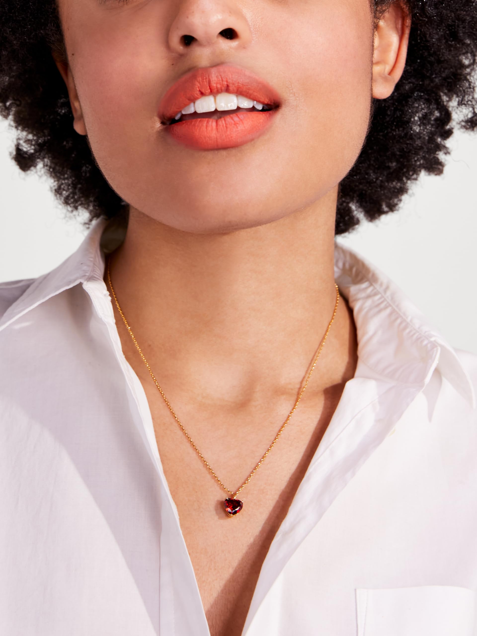 Kate Spade New York Colgante de corazón My Love