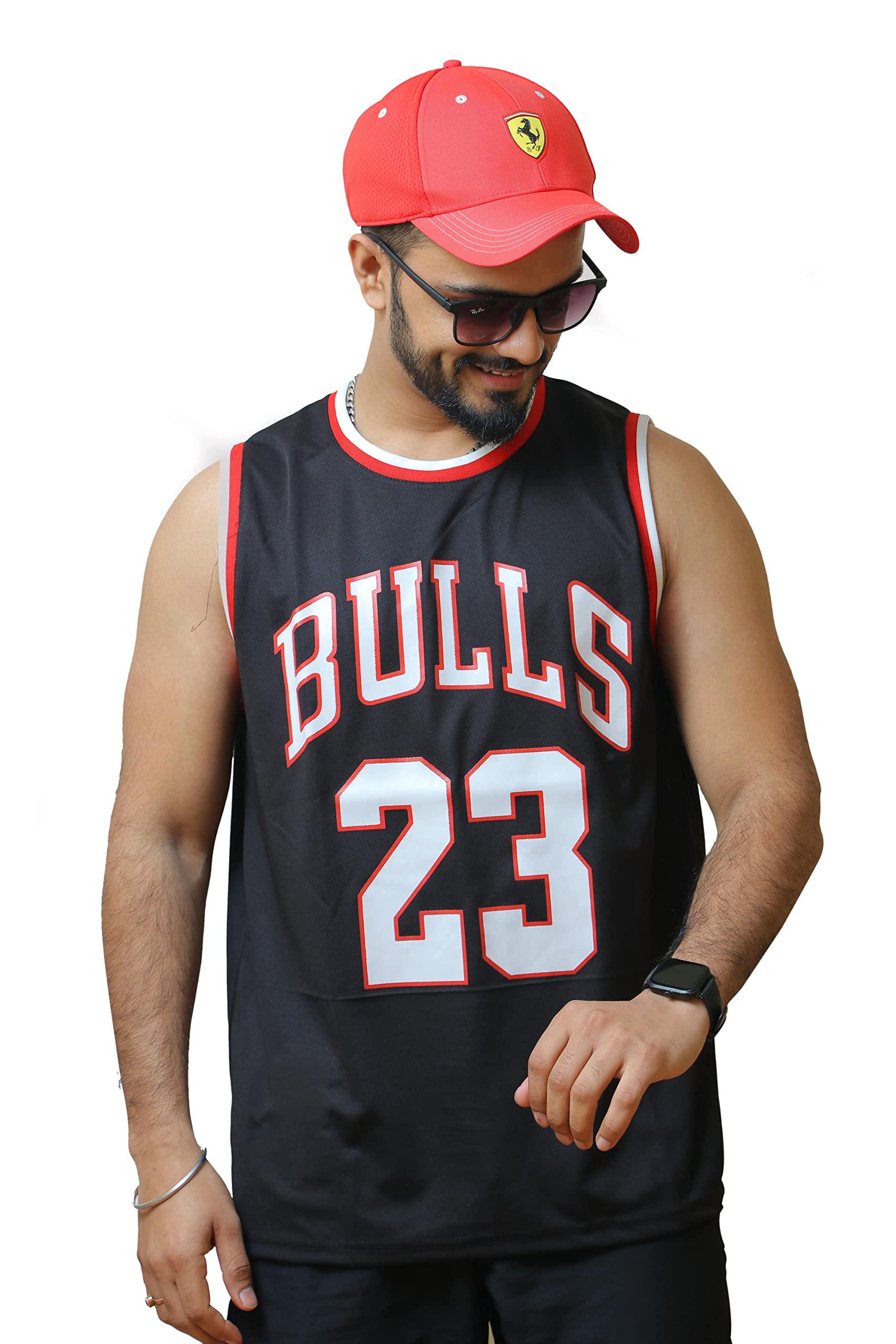 Kabiran Men Bull 23 Printed T-Shirt