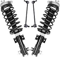 Vista 92 de Detroit Axle - Kit de puntales delanteros para Volvo C30 C70 S40 V50, 2 puntales muelle helicoidal 2 estabilizador, barra estabilizadora, enlaces