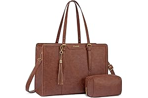 Vintage Leather Laptop Bag for Women: Stylish, Durable