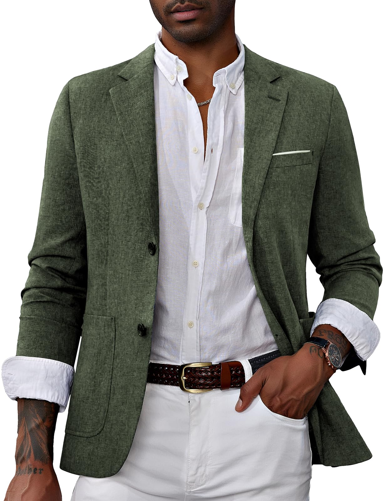 PJ PAUL JONES Mens Blazer Casual Sport Coat Lightweight Sports Jacket