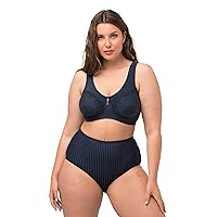 Ulla Popken Reggiseno a Ciuccio da Donna, Blu Notte