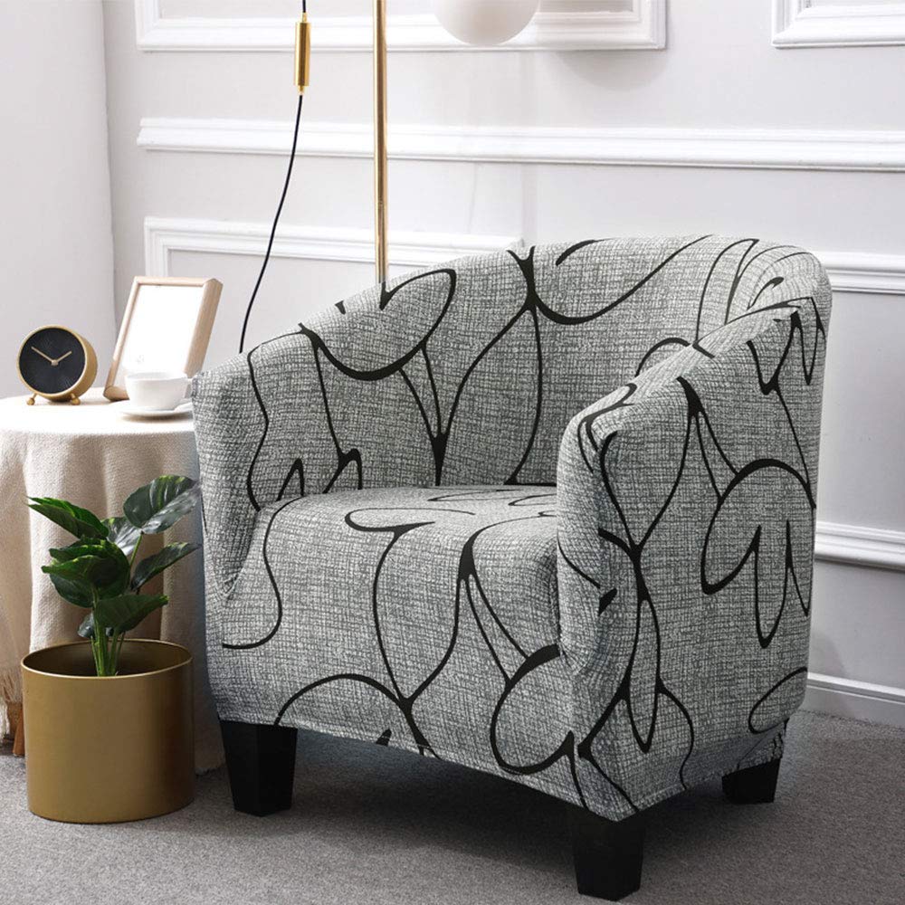 Your's Bath Tub Chair Covers Stretch Chair Covers, Soft Breathable Club Chair Slipcover Armchair Protector - Image 2