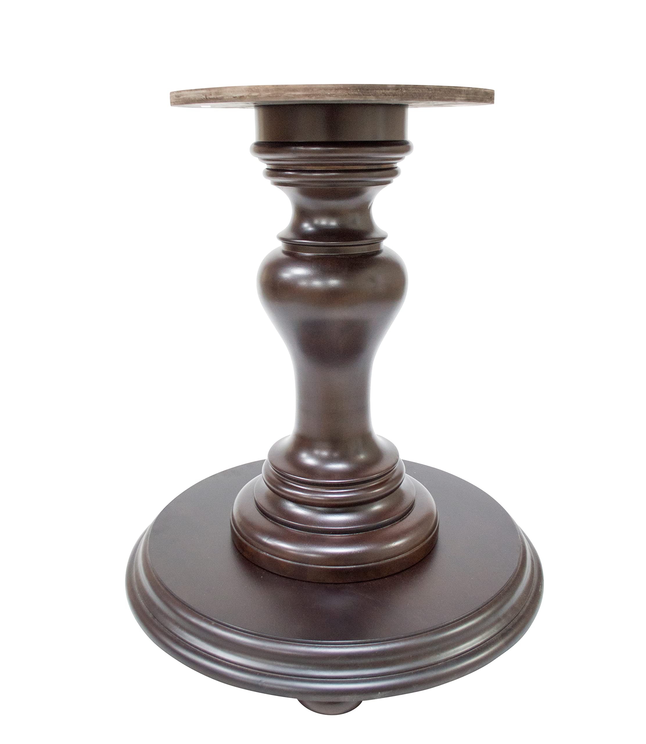 BingLTD29" Tall Acorn Bradford Round Pedestal Table Base (WH-Bradford29-Acorn)