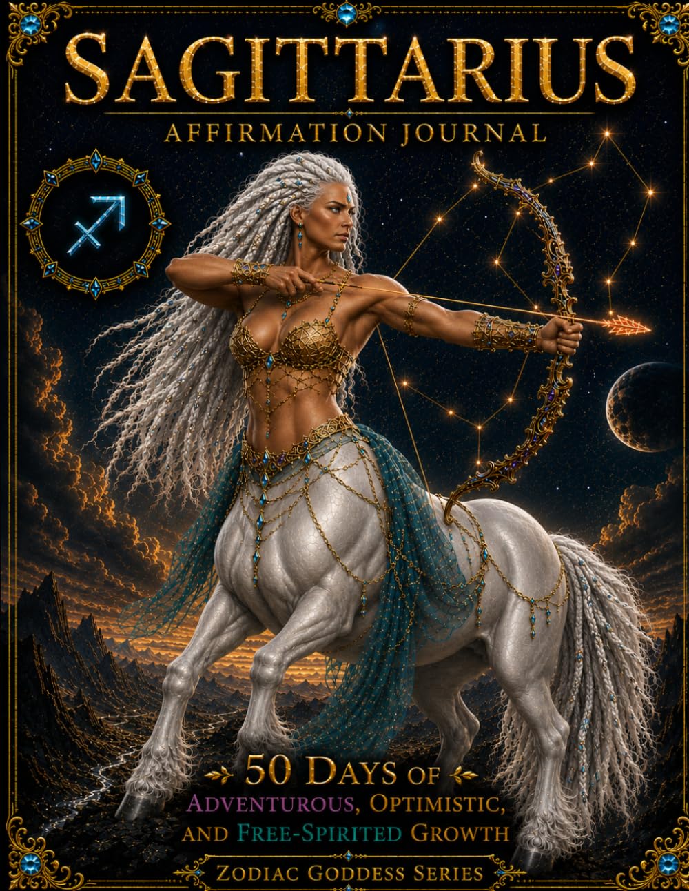 Sagittarius Affirmation Journal: 50 Days of Adventurous, Optimistic, and Free-Spirited Growth