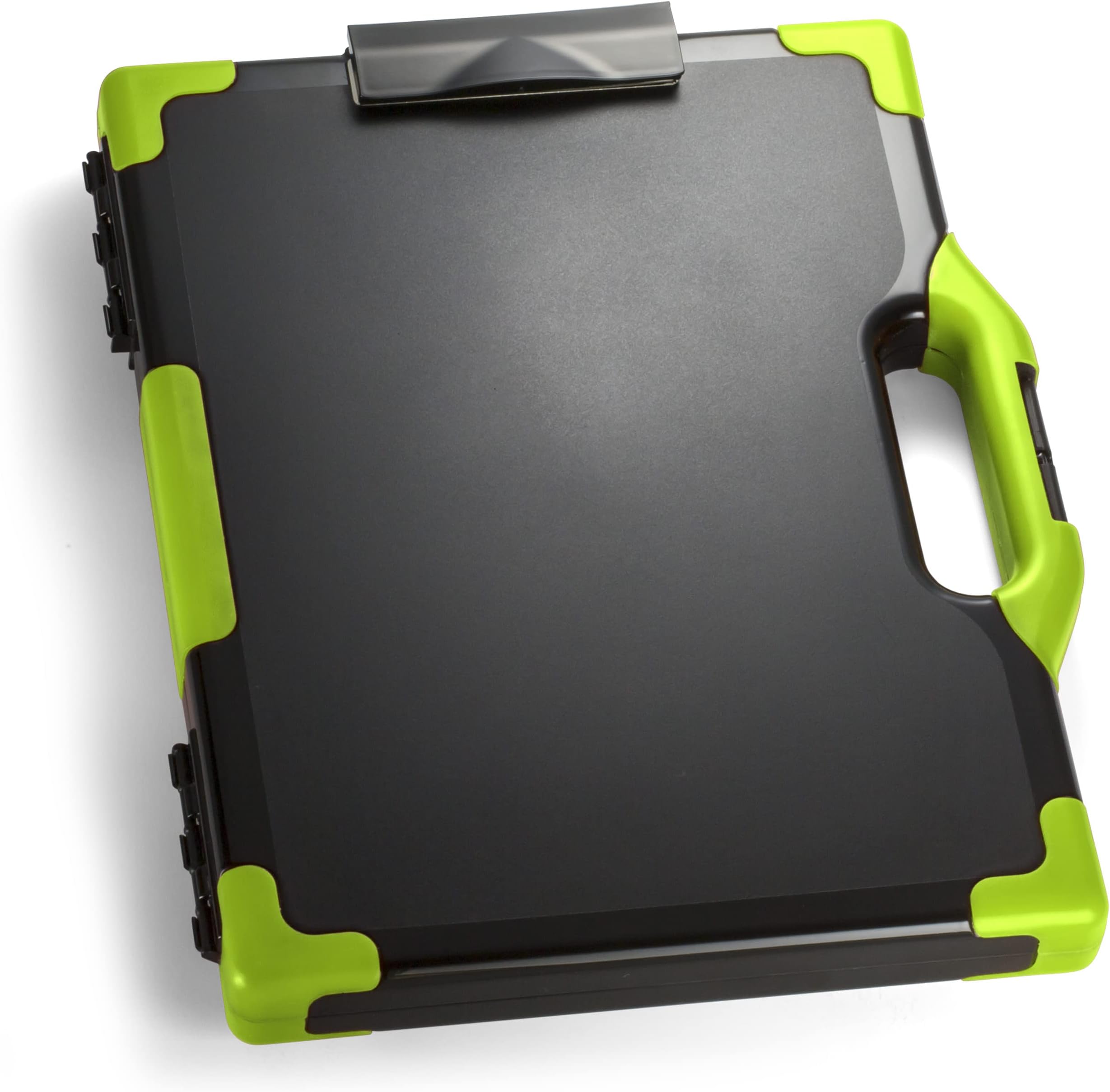 Carry All Clipboard Storage Box, Letter/Legal Size, Black & Green (83325)