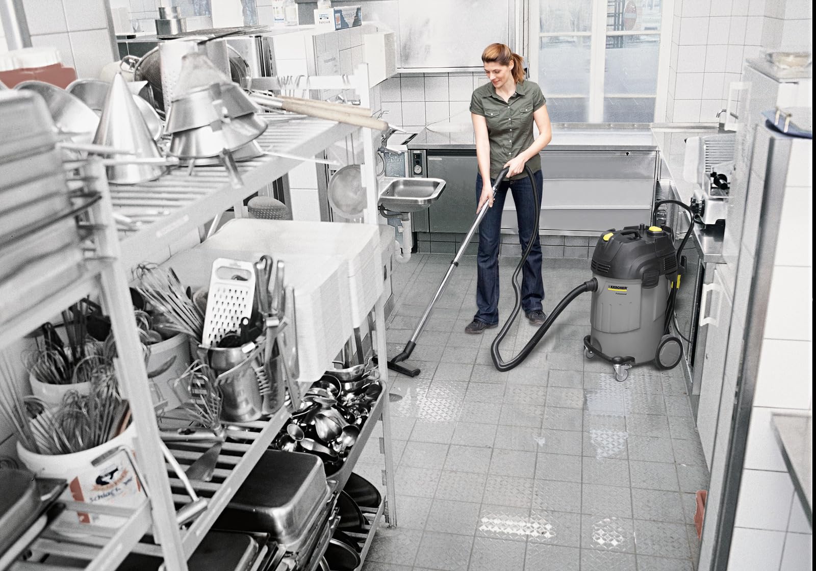 Kärcher NT 65/2 Ap - Aspiradora (2760 W, 220-240, 50-60, Aspiradora de Tambor, Sin Bolsa, 65 L)